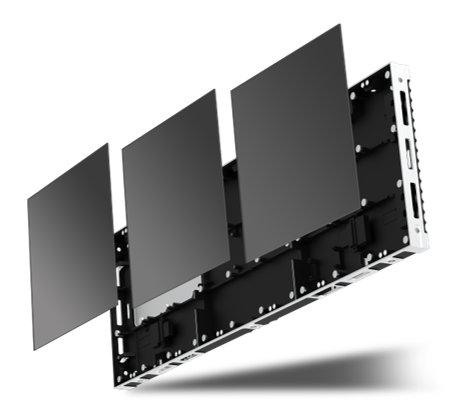 1000×500mm Paper Thin LED Screen Lightweight Front Access LED Screen