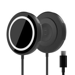 ABS Magnetic Wireless Chargers Station 8mm Charging Distance Watch Use