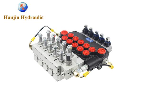 05P80 Valve de commande directionnelle hydraulique manuelle à 3 voies OEM à ressort retour électro-hydraulique
