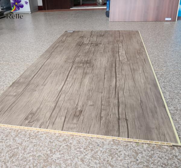 10mm Interior External Pvc Cladding Square Wood Effect Pvc Wall Panels