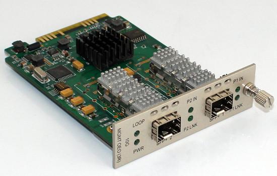 8.5G - 11.7G Manageable Media Converter , Single Mode Media Converter