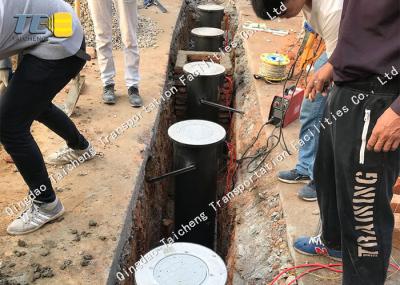 Os postes de amarração pneumáticos exteriores lustraram o equipamento de segurança rodoviária de aço inoxidável