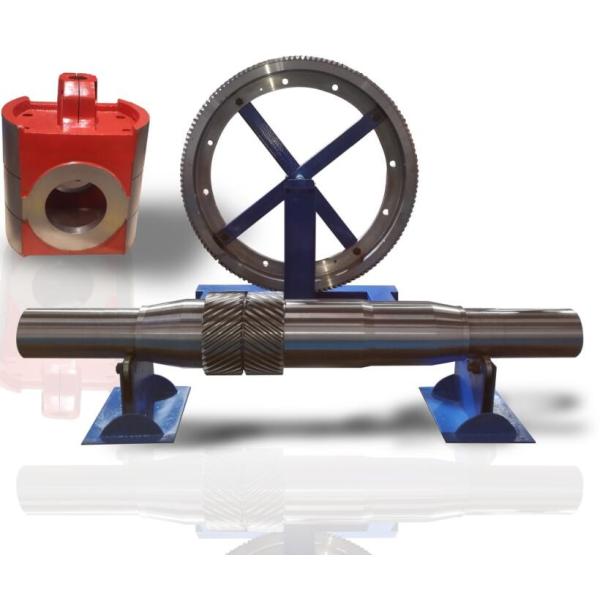 EMSCO FB1600 mud pump power end spares, BOMCO F1600HL MUD PUMP POWER END SPARES , F1300 CRANKSHAFT, BULL BEAR, CROSSHEAD, EMSCO FB1300 MUD PUMP, EMSCO F1000 MUD PUMP, EMSCO F800 MUD PUMP