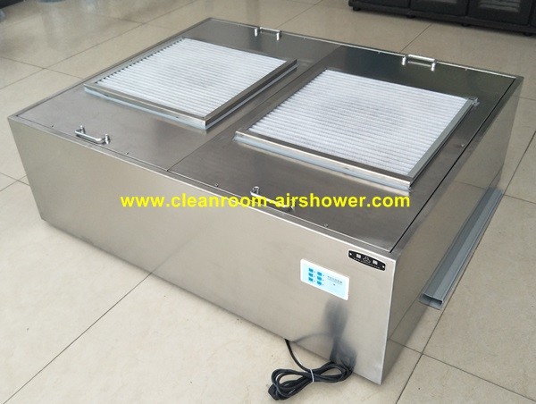 SS304 Блок фильтра вентилятора Класс 100 Чистая шкаф для одежды Laminar Flow Hood FFU Наверх