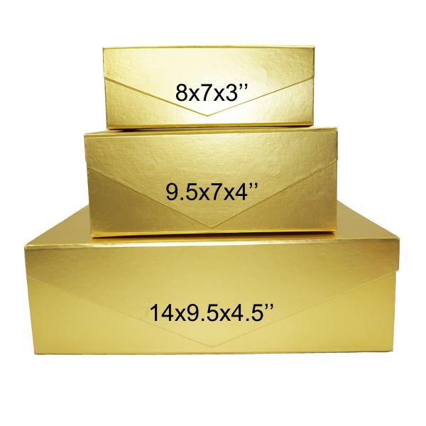 Magnetic Collapsible Rectangle Cardboard Foldable Boxes For Party Wine Packaging