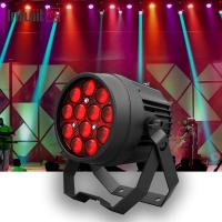 DJ de Casamento 12x10W RGBW 4in1 Led Flat Par Can Stage Lights Para Disco Natal
