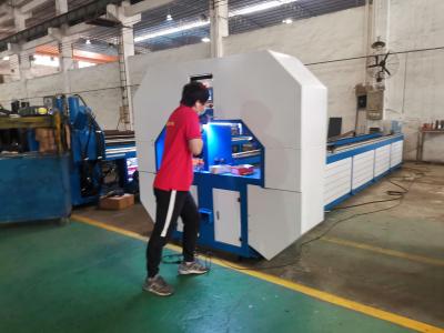 Automatic 6 Meter Hydraulic Railing And Guardrail Cutting And Punching Machine