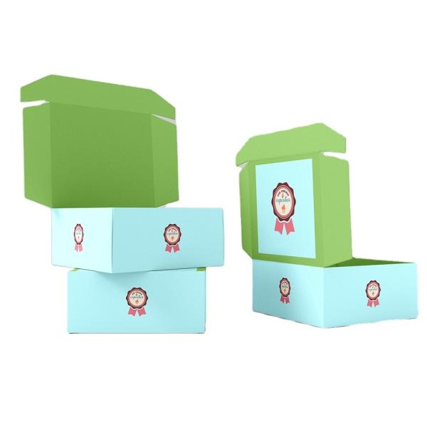 Custom Full Color Printed Boxes Corrugated Shipping Mailer Box For Shoes Clothes