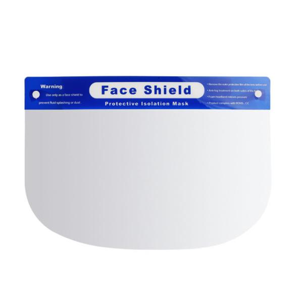 Dustproof transparent face shield, splashproof safety face shield