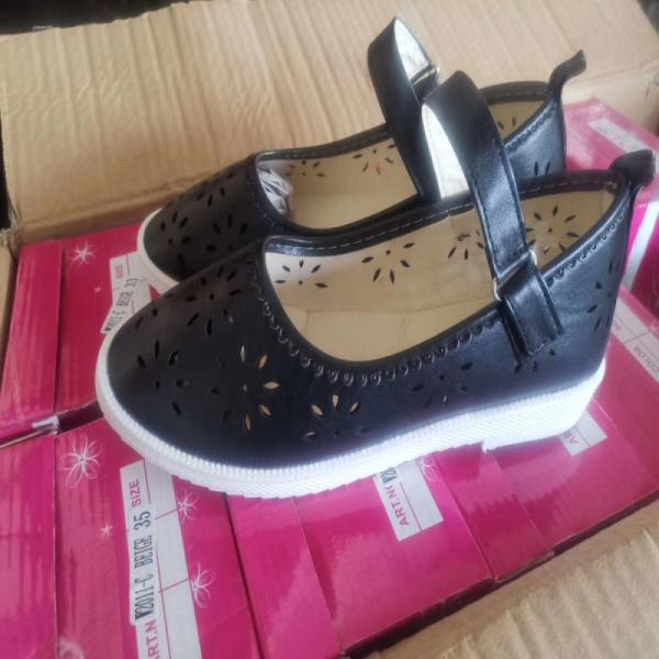 Tricolor Thick Soled girls toddler Cloth Mary Jane Shoes Ventilation