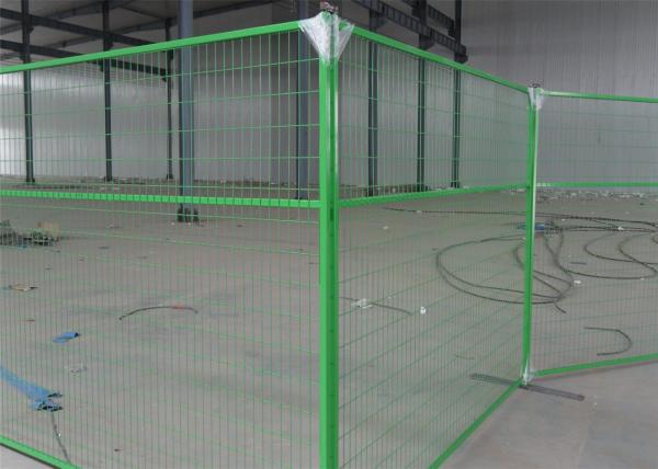 6'x9.6' canada standard construction fencing panels frame 1.2/30mm*1.4mm thick brace 3/4/ 20mm*1.00mm powder coated