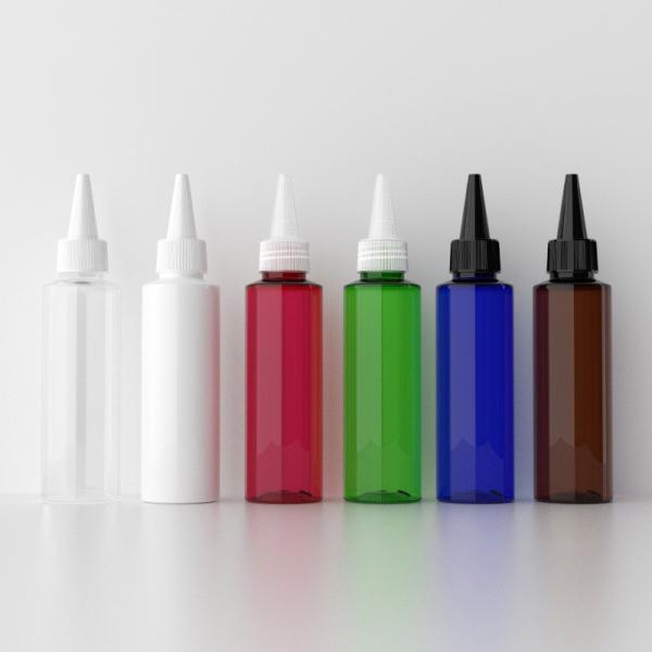 Frosted Plastic Squeeze Bottles Round Hair Oil Bottle Transparent