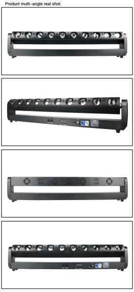 6 Eyes Moving Head LED Stage Lighting Bar Swing Rotating RGB