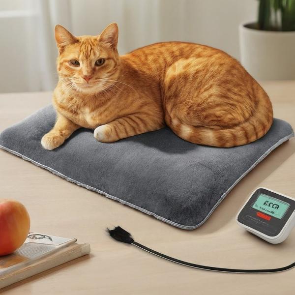 Fast Heating Electric Pet Warming Pad , 6 Feet Cord Cat Heating Pad