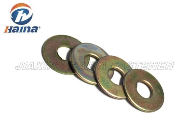 Carbon Steel Flat Washers Yellow Zinc Plated M8 M10 A Type Gr4 / G8 For Automobile