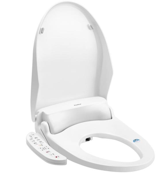 ABS Resin Bathroom Smart Bidet Toilet Seat Soft Close Automatic Heating
