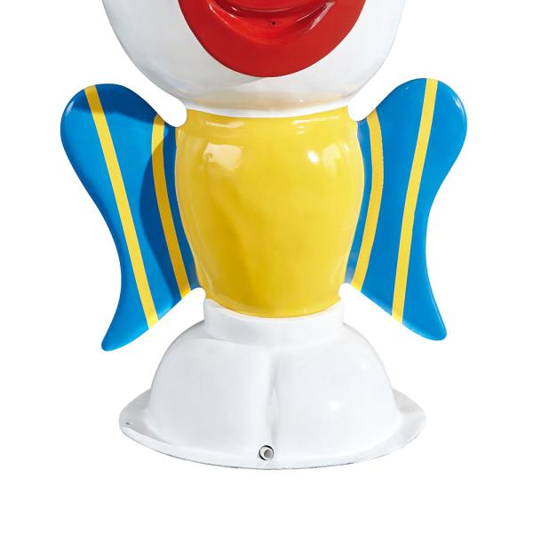 Water Park Kids Water Splash Pad Equipment Big Head Clown for Children Swimming Pool