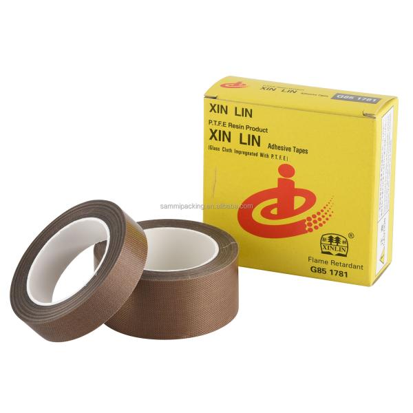 Коричневая лента из стекловолокна с покрытием из ПТФЕ для сварки и уплотнения пояса ширина 13/15/19/25/30/50 мм