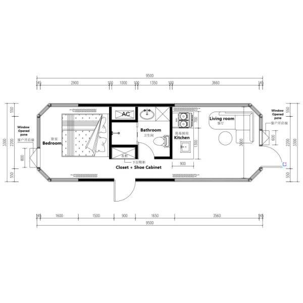 Smart Home Integrated Space Capsule House with Customizable Layout and Thermal Insulation