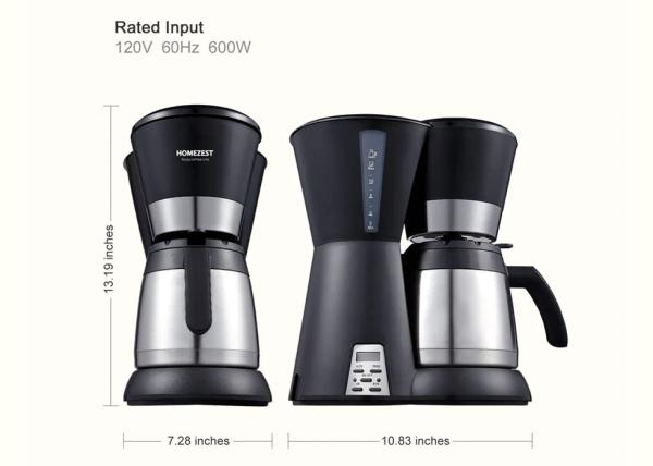 CM-828TW 800W Drip Filter Coffee Machine With Thermo Jug Coffee Machine
