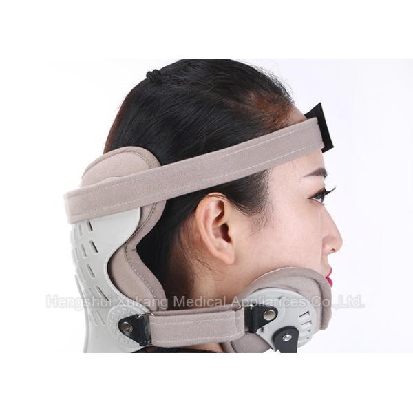 Adjustable Head Neck Chest Medical Orthosis With Aluminum Alloy And Plastic Plate