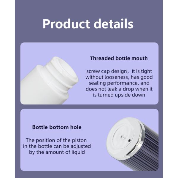 Бутылка 10ml 15ml сыворотки глаза PMMA безвоздушная оцинковывает бутылку сливк головы насоса сплава косметическую