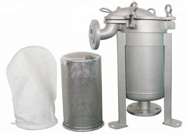 Flanged Connection Stainless Steel 304/306L Top Entry Single Bag Filter Housing Chemical Filter Machine