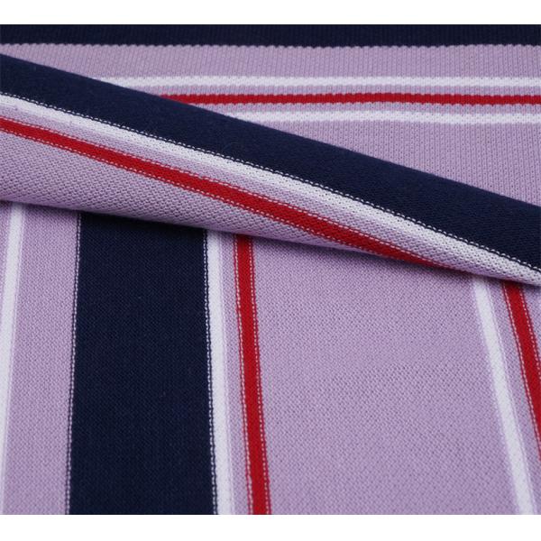 Comfortable And Skin-Friendly Durable Wear-Resistant Striped Knit Fabric For Casual Wear