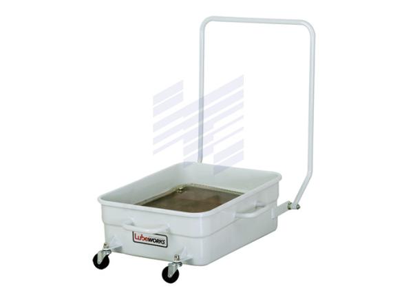 17gal Waste Oil Drain Cart For Vehicle With 1 / 1 Oil Pump 1 / 2 BSP Connection