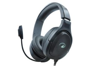o jogo Rgb dos auriculares de 50mm, OEM conduziu acima fones de ouvido leves do