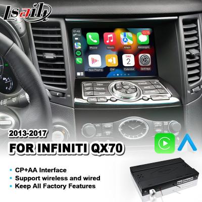 Lsailt Wireless Android Auto Mirrorlink Carplay Interface para 2013-2017 Infiniti QX70