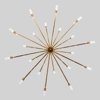 Dispositivos elétricos de luz criativos do candelabro em volta de jantar a lâmpada de pendente conduzida