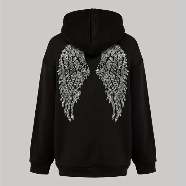 Thick 440g Polyester/Cotton Fleece Sweatshirt with Personalized Print Design for All Seasons