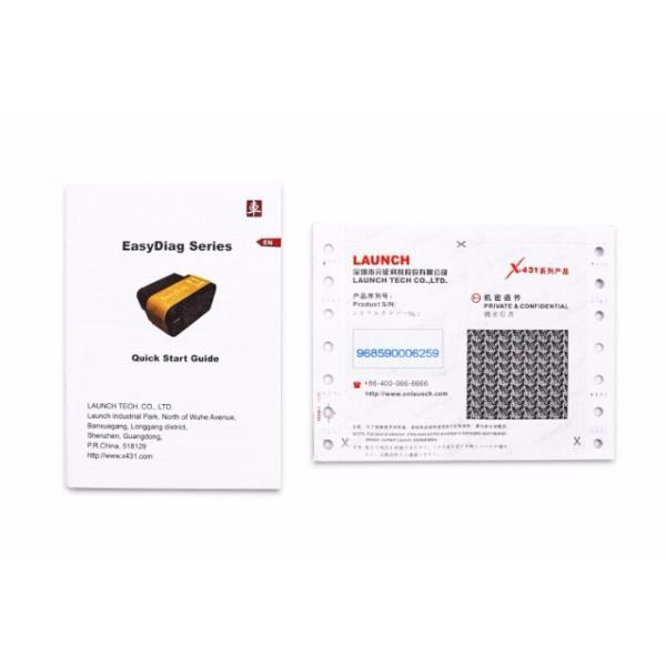 2017 Original Launch x431 EasyDiag 2.0 Plus with 2 free Vehicle Software for iOS & Android 2 IN 1