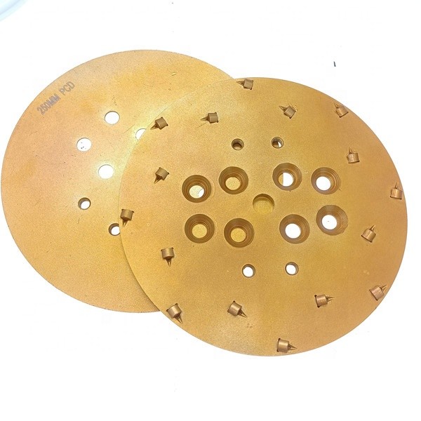 Circular PCD Grinding Disc Epoxy Polished For Marble Floor Cleaning Scraper