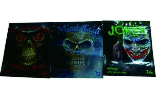 aluminum foil bags for 4g herbal incense , herbal incense bags wholesale