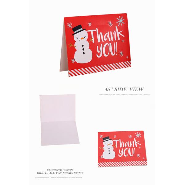 Birthday Holiday Custom Paper Card With Logo , Recycled Paper Thank You Cards