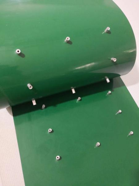 Padrão de FDA da correia transportadora do Pvc do produto comestível com furos