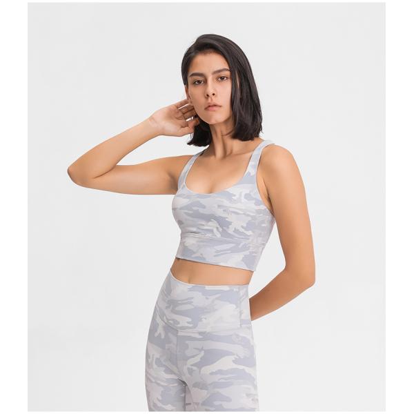 Подгонянное Breathable бюстгальтера спорт двойных женщин плечевого ремня противоударное