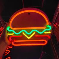 CE Cuttable LED Neon Flex Sign AC240V Restaurant Fast Food KFC Hamburger