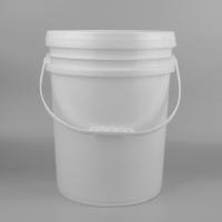 30*27*38cm seau en plastique de peinture de 5 gallons avec la couleur adaptée aux besoins du client par couvercle