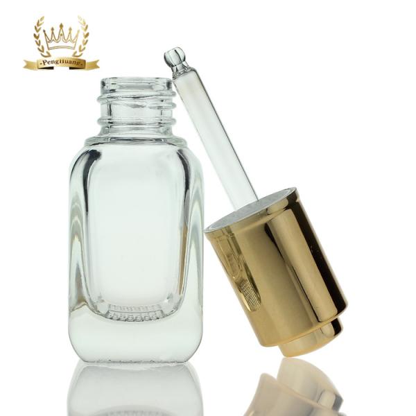 Face Serum Bottle Glass Dropper Cosmetic Eyelash Serum Bottle 30ml Makeup Supplier OEM For Oil S028