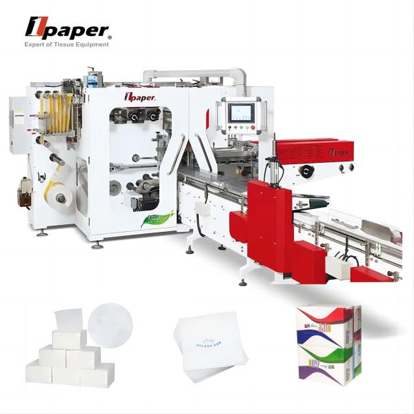 120 m/min Velocidade de dobragem Máquina de fabricação de papel de guardanapo automática para pequenas empresas