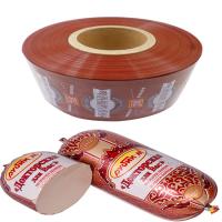 Different Colours Available Customs Logo Flexography Printing 5 Layers Sausage Casings For Sausages