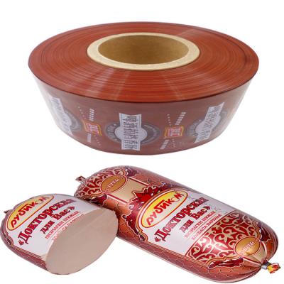 Different Colours Available Customs Logo Flexography Printing 5 Layers Sausage Casings For Sausages
