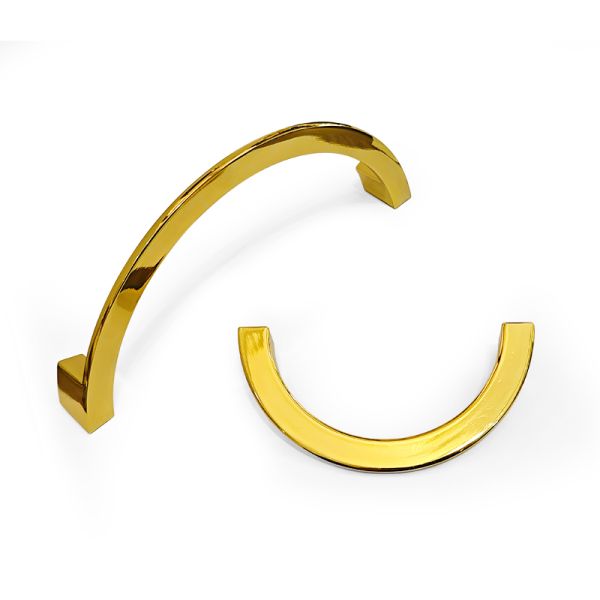 Modern Minimalist Semi-Circular Pull Handles Zinc Alloy Hardware Accessories for Kitchen Cabinets Cabinet Doors and Drawers