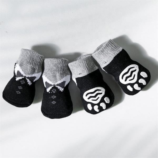 90% Polyester 10%Elastane Fabric Soft Breathable Double Side Dog Socks for Small Dogs