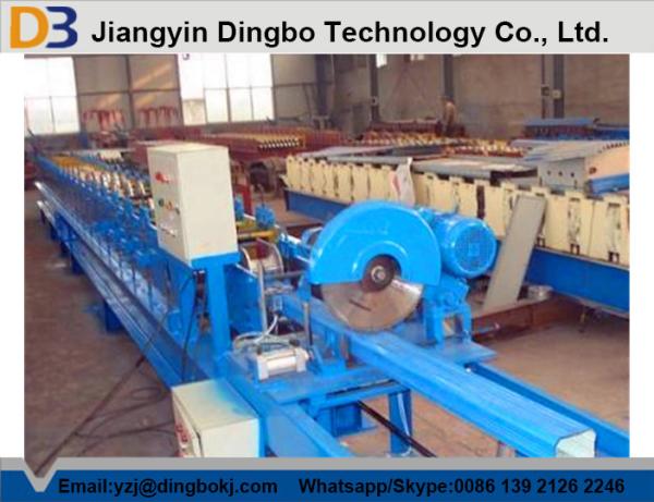 Euro Style Down Pipe Downspout Roll Forming Machine For Construction , Certification CE