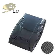 Dark Smoke Plastic Bonnet Protector , 2.5kg Car Bonnet Scoop