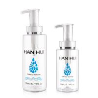 Récipients de PCR en plastique transparent pour les soins capillaires Bouteille de 300 ml 500 ml avec pompe distributeur